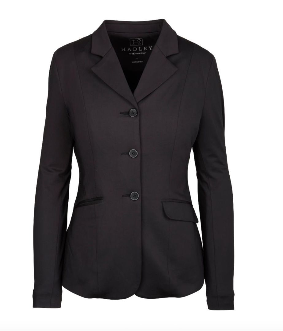 SmartPak Hadley Performance Show Coat - Black / Size 16