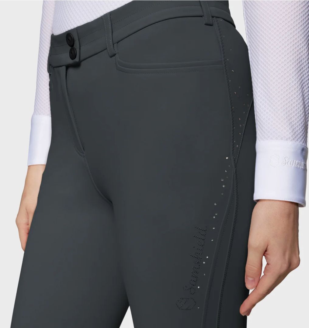 Samshield Dalia Knee Grip Breeches - Anthracite Grey / Size FR 38 (US 28)