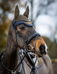 LeMieux Classic Ear Bonnet / Fly Hood - Alpine / Size Large   NEW