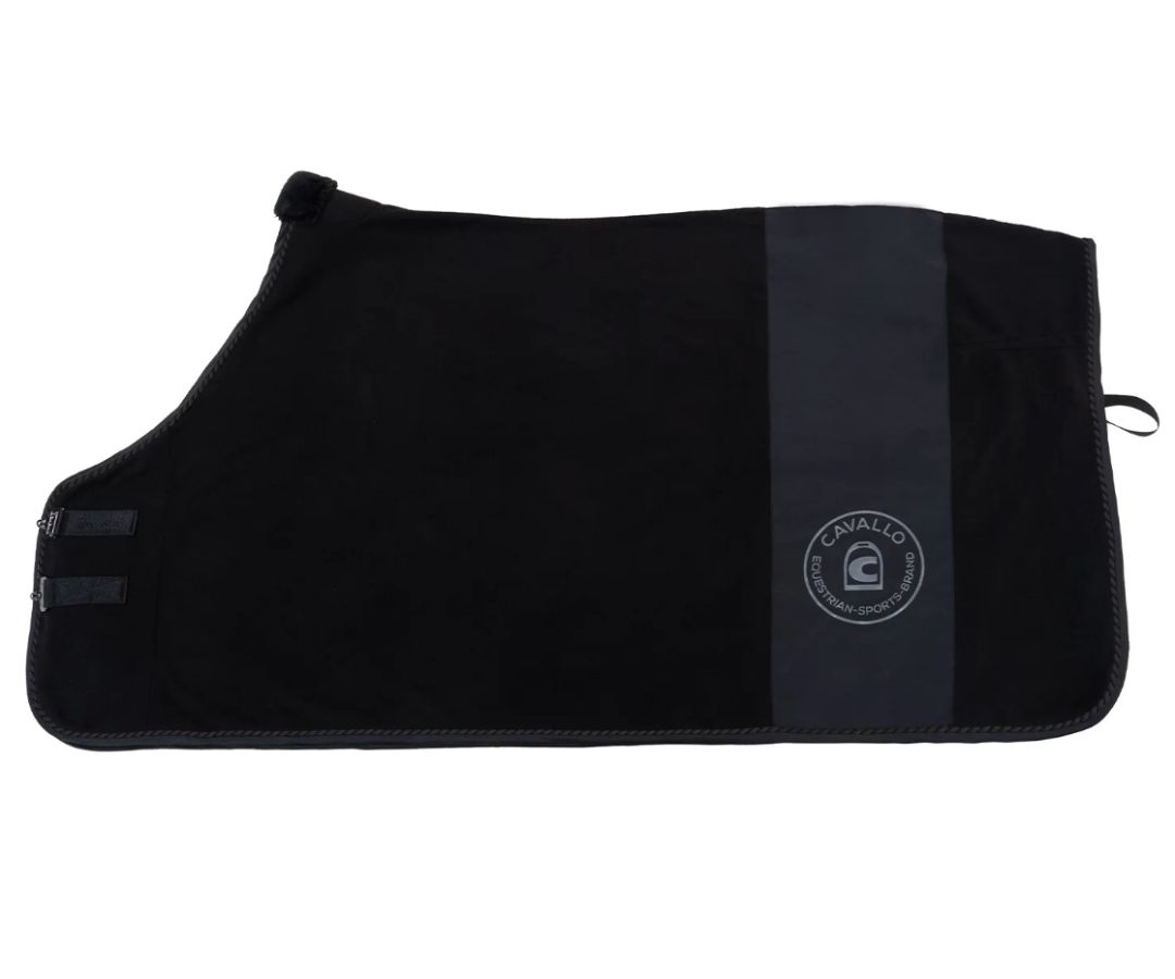 Cavallo Hilla Fleece Pony Rug - Black / Small (125 CM / 50")   NEW
