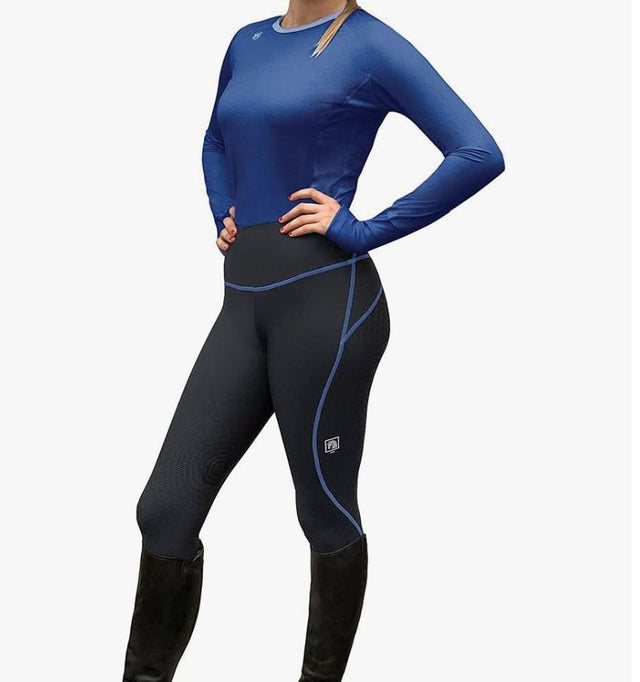 ROMFH Ultralite Full Grip Riding Tight - Greystroke Aquamarine / Size Small  NEW