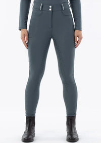 BR Equestrian Dionne Full Grip Seat Breech - Dark Slate Grey / Size EU 34 (US 24)  NEW