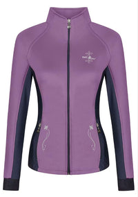 Fair Play Luigia Zip Up Jacket - Light Pink Navy / Size Large (EU 40)  NEW