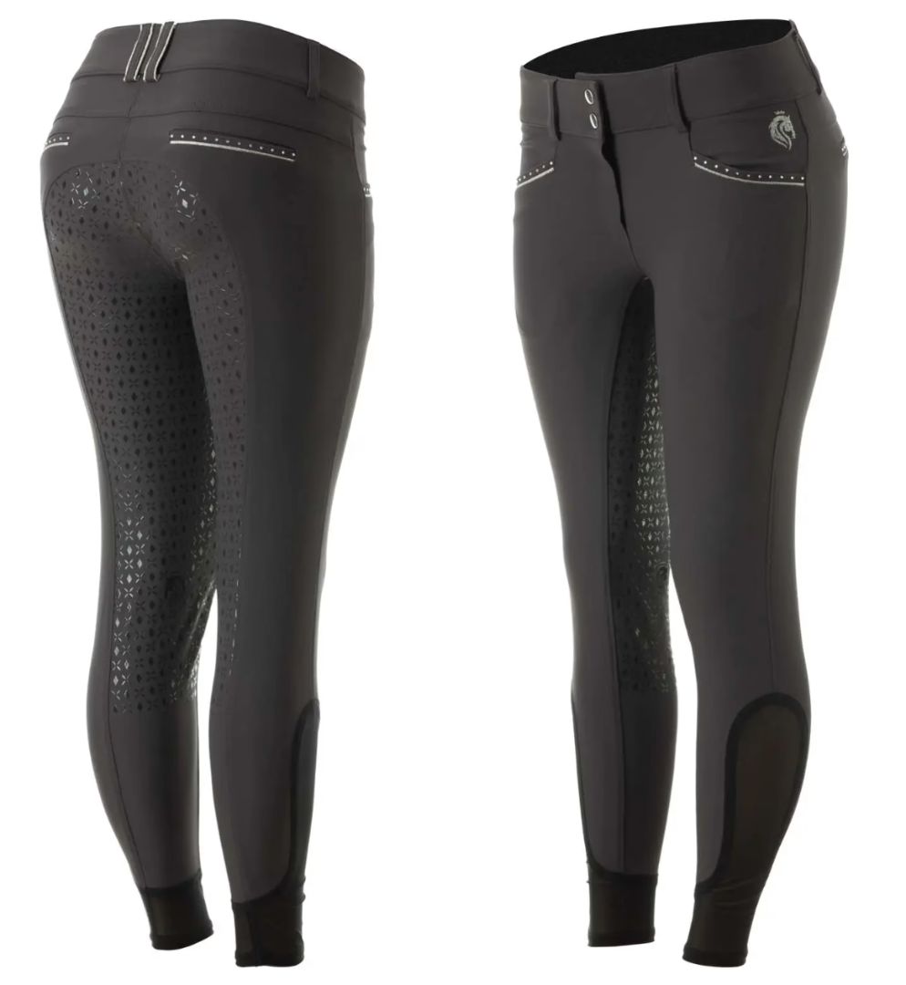 Equinavia Victoria Silicone Full Seat Breech - Anthracite Grey / Size US 32  NEW