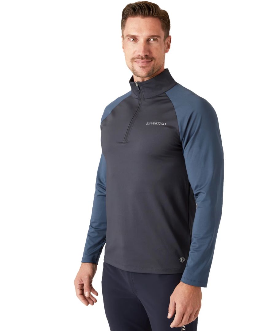 B Vertigo Edmund Mens Training Shirt - Dark Navy Blue / Size Large (EU 52)  NEW