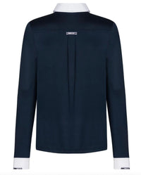 Fair Play Mens John Long Sleeve Show Shirt - Navy / Size Large   NEW