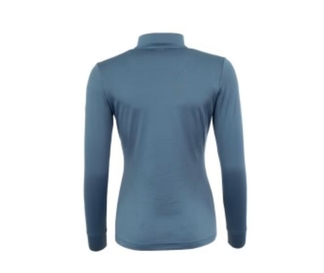 BR Equestrian 1/4 Zip Bregje Fleece Top - Stellar Blue / Size XL   NEW