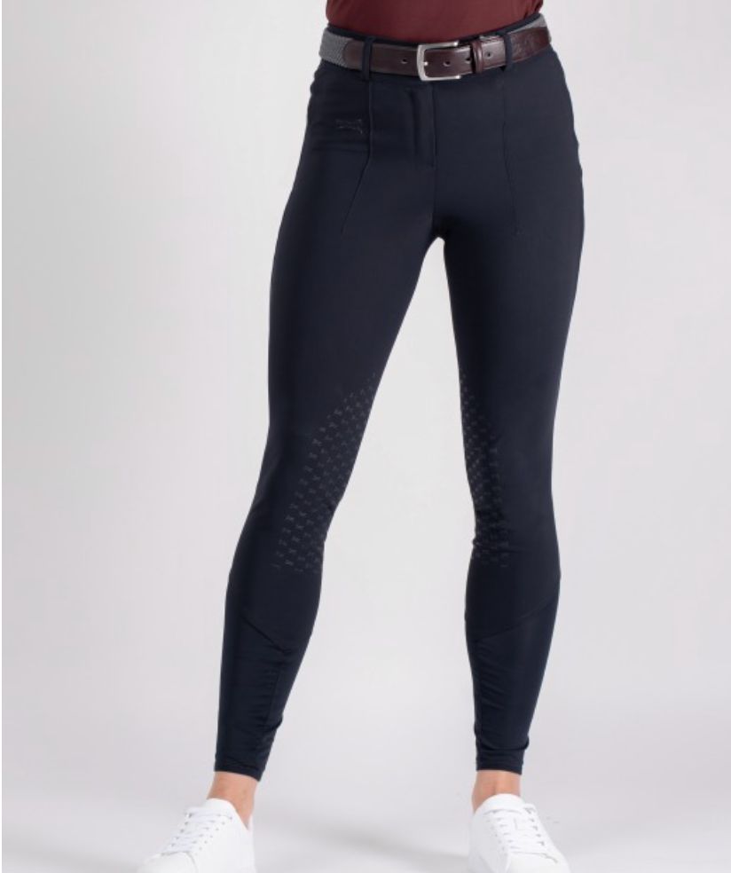 Fager Ella Superior Knee Grip Breeches - Black / Size EU 42  (US 14)  NEW