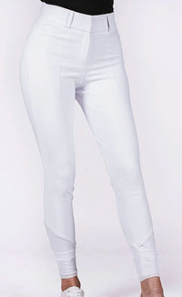 Fager Olivia Knee Grip Breech - White / Size EU 32  (US 22)    NEW