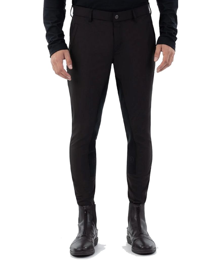 BR Equestrian Men's "Denzel" Full Seat Breech - Black / Size EU 50 (US 34)   NEW
