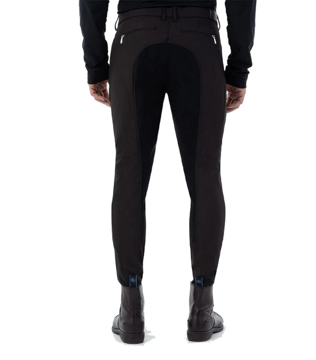 BR Equestrian Men's "Denzel" Full Seat Breech - Black / Size EU 50 (US 34)   NEW