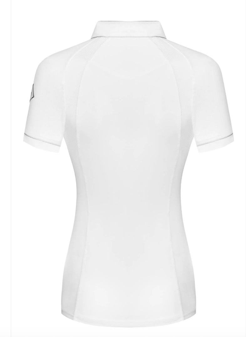 Fair Play Jovita Short Sleeve Show Shirt - White / Size XL (EU 42)  NEW