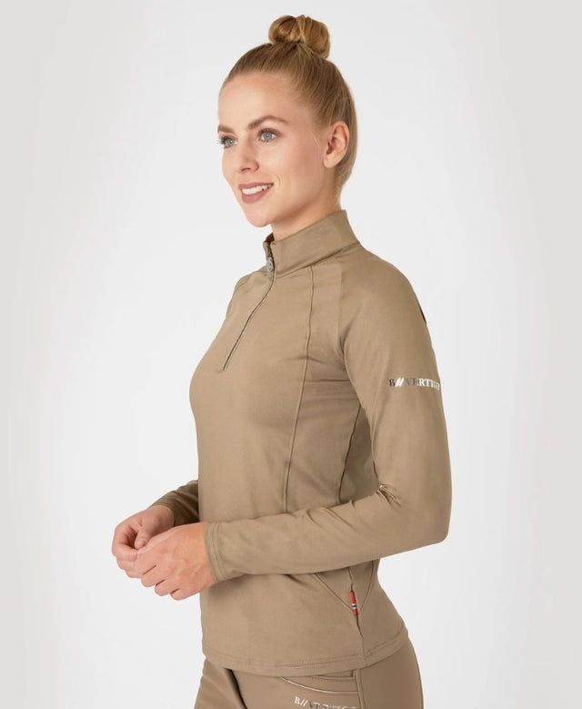 B Vertigo Linnea Training Shirt - Mushroom Beige / Size US 14 (EU 44)  NEW