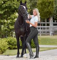 B Vertigo Jenny Full Seat Grip Riding Tights - Black  Size 30/32 (EU 44)  NEW