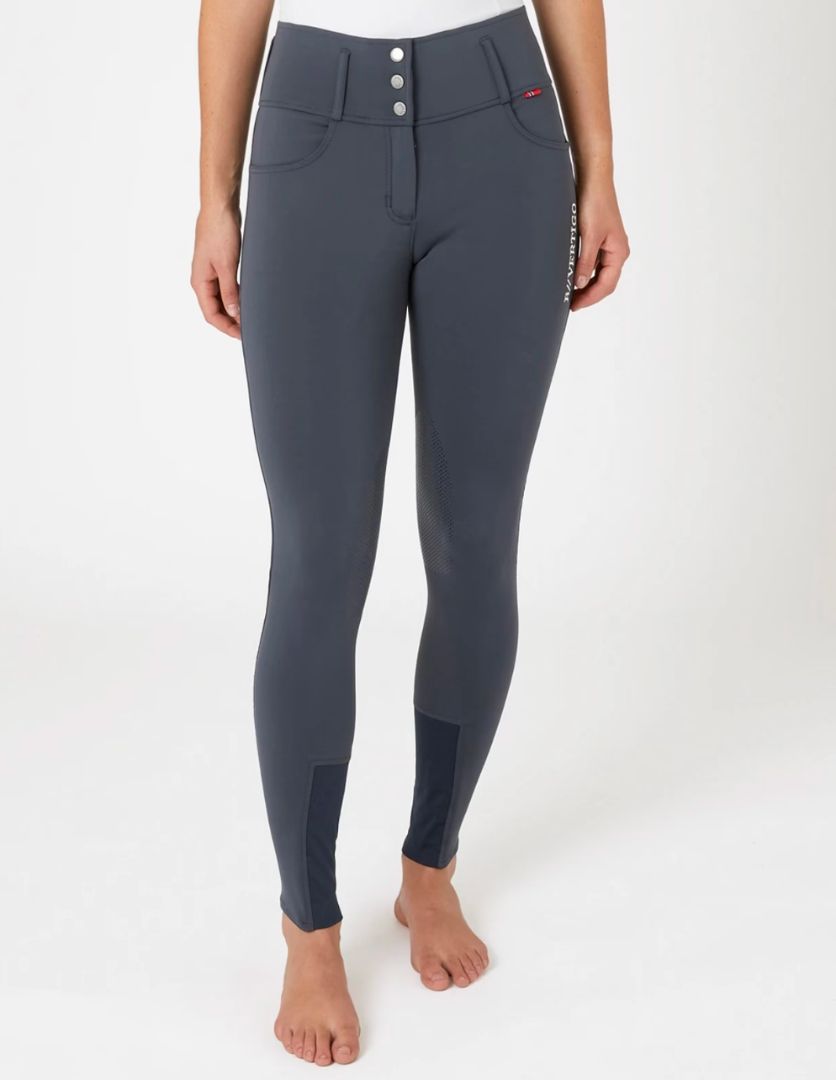 B Vertigo Meghan High Waist Knee Grip Breeches - Dark Navy / Size US 30 (EU 42)   NEW