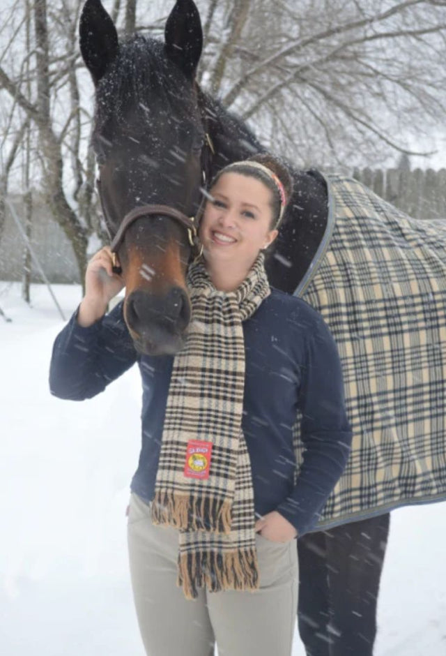 5/A Baker Scarf - Plaid / One Size  NEW