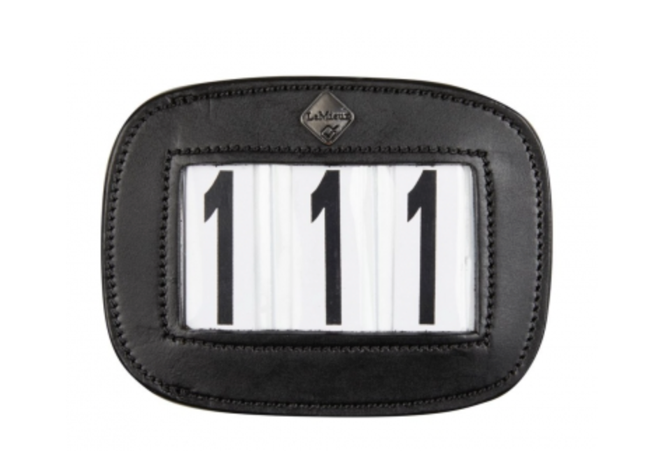 LeMieux Saddle Pad Number Holder - Black / NEW