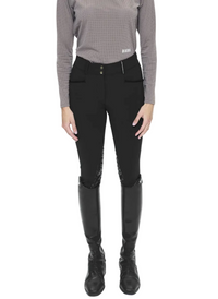 Dada Sport Giovani Knee Grip Breeches - Black / Size 44