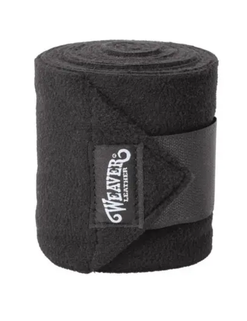 Weaver  4-Pack Black Polo Wraps - NEW