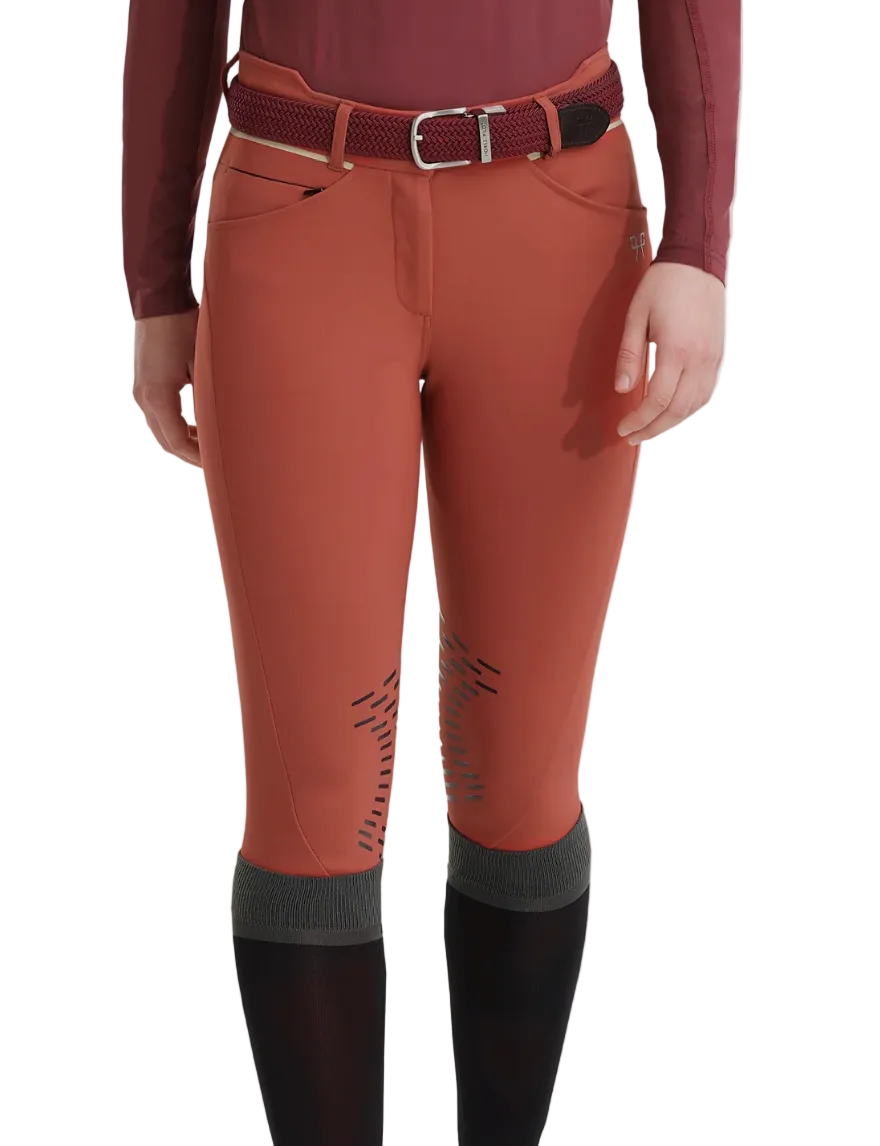 Horse Pilot X-Design Breeches - Terrecota Rust / Size Small