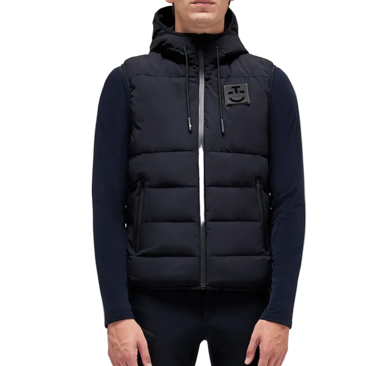 Cavalleria Toscana CT Academy Men's Puffer Vest - Black / Size Small