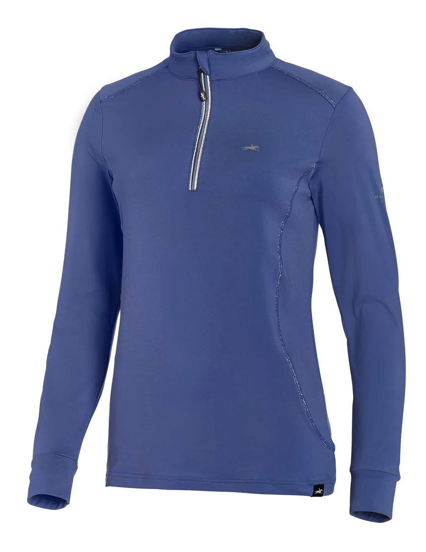 Schockemohle Winter Page SP Style Training Top - Jeans Blue / Size XS