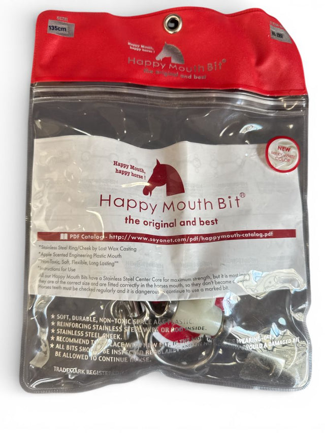 Happy Mouth Jointed Pelham Bit (HP-2951) - size 135 / 5.5” NEW