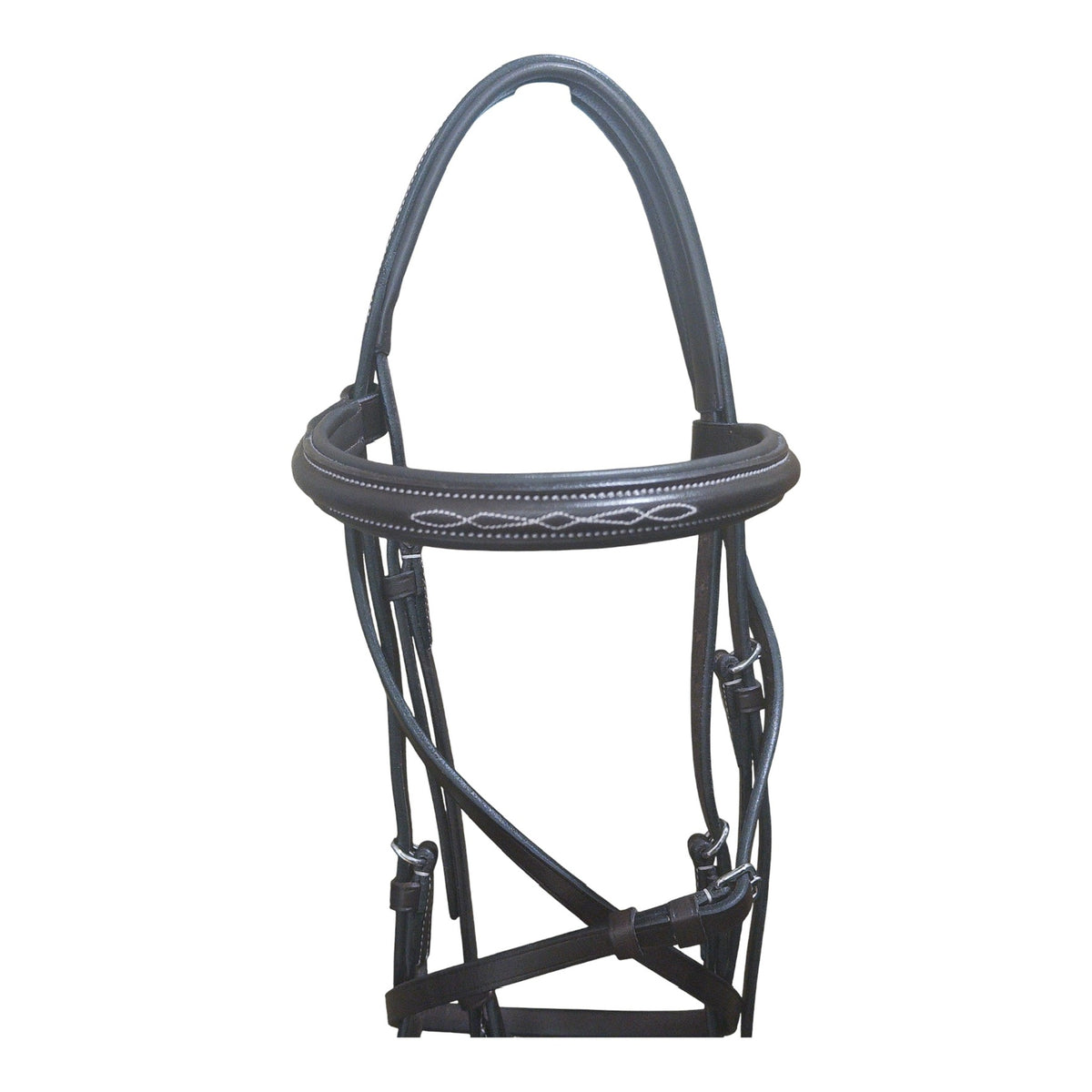 Showmark Premier Hunter Bridle Chocolate Size Horse Full (no reins) NEW