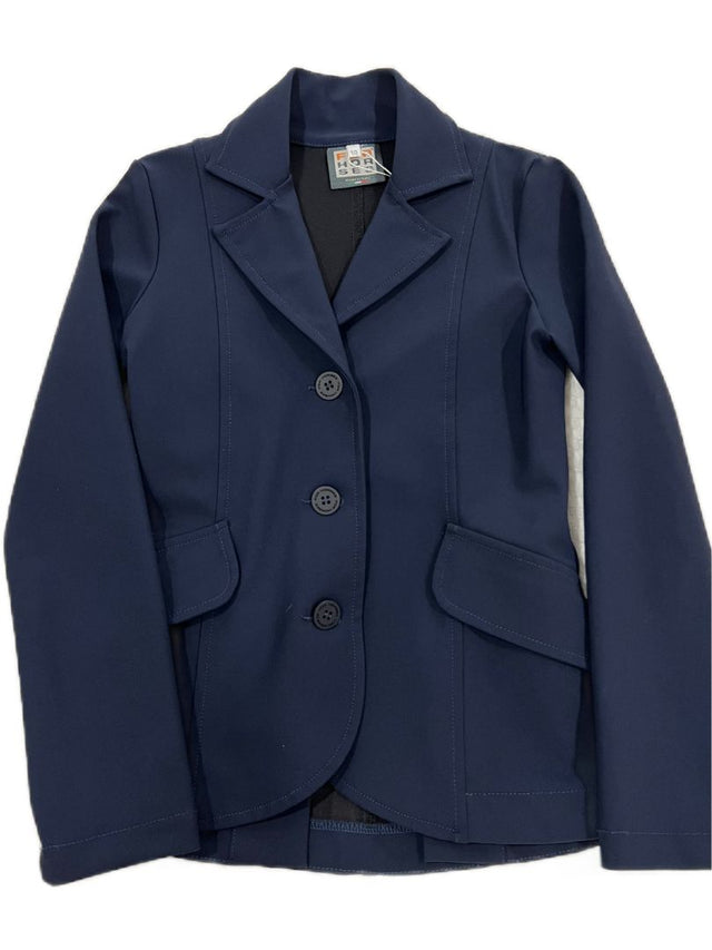 For Horses Winx Hunter Kid's Show Jacket - Navy / Size 10