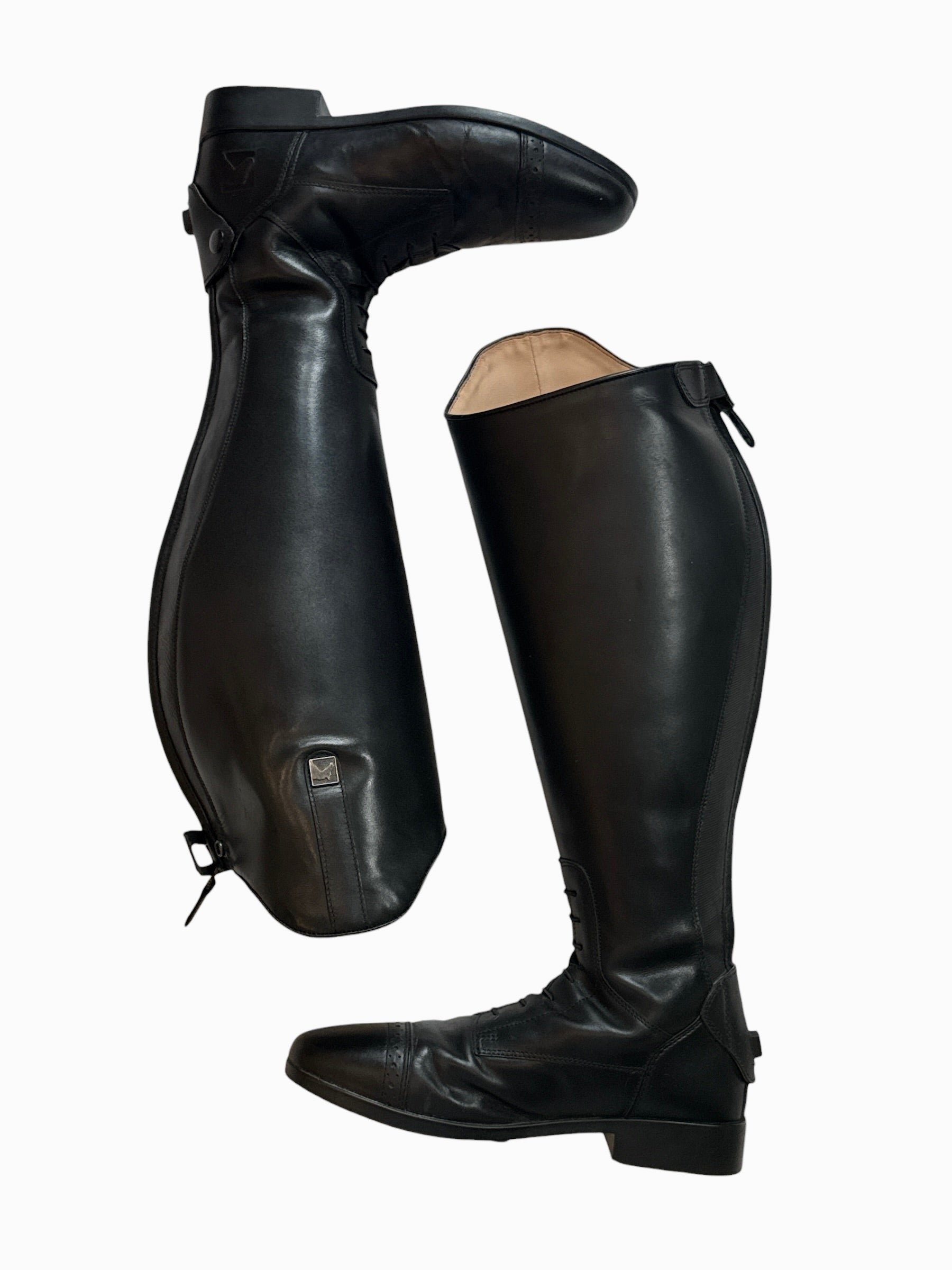 Riding Sport Women's Tall Field Boots - Black / Size US 9 / Full Calf