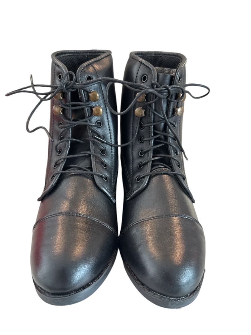 EquiStar All Weather Kid's Paddock Boots - Black / Size US 4 NEW