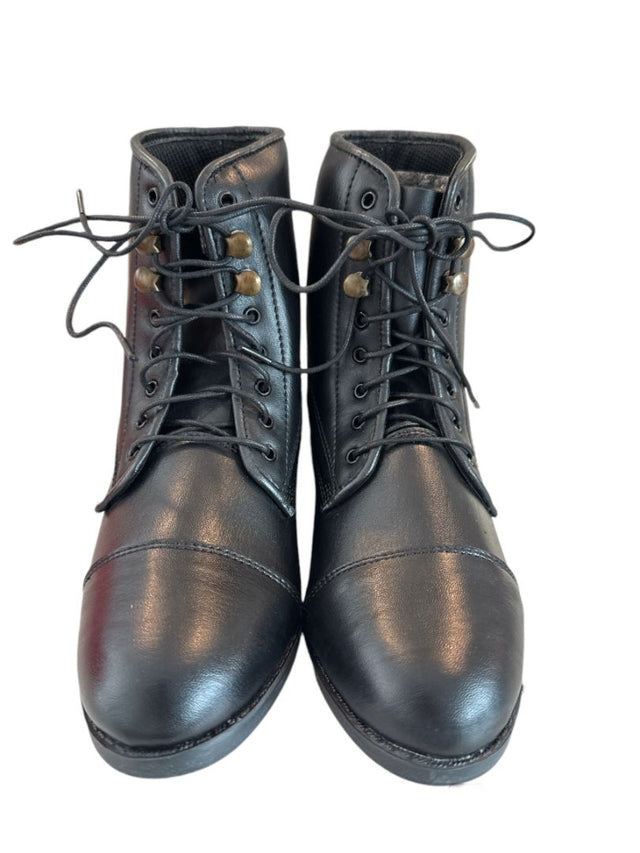 EquiStar All Weather Kid's Paddock Boots - Black / Size US 4 NEW