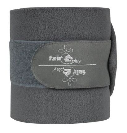 Fair Play Polo Wraps / Bandages Set of 4 Grey NEW