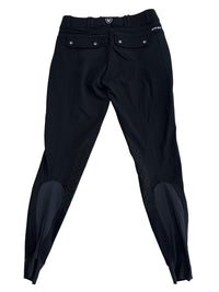 Ariat Tri Factor Grip Knee Patch Breech - Black / Size US 26L