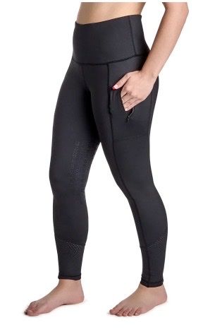 Barn and Beyond Calypso Knee Grip Leggings - Black / Size Small NEW