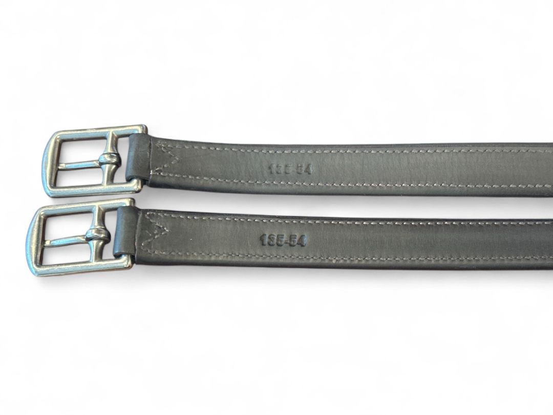 Voltaire Calfskin Stirrup Leathers - Brown 135 / 54"