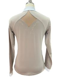 Fair Play Competition Shirt Long Sleeve CATHRINE ROSEGOLD M New w/Tags