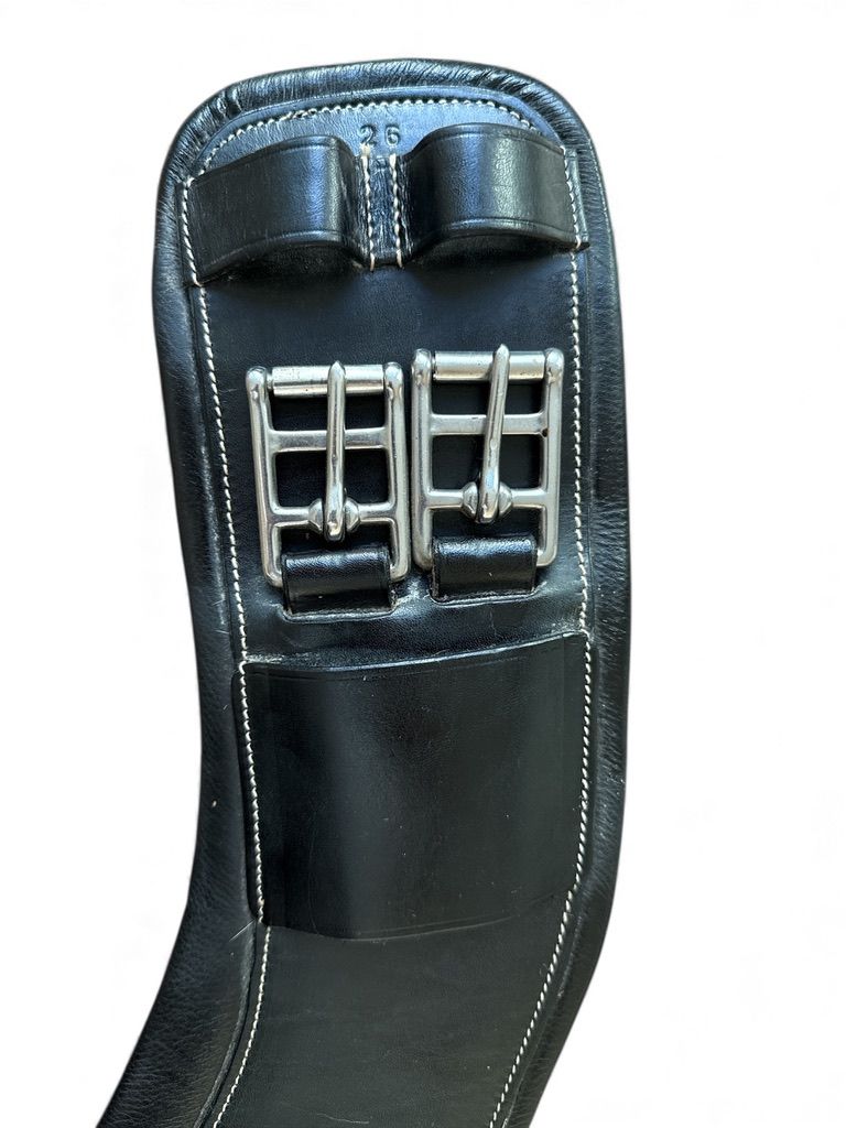 Nunn Finer Leather Dressage Girth - Black / Size 26"