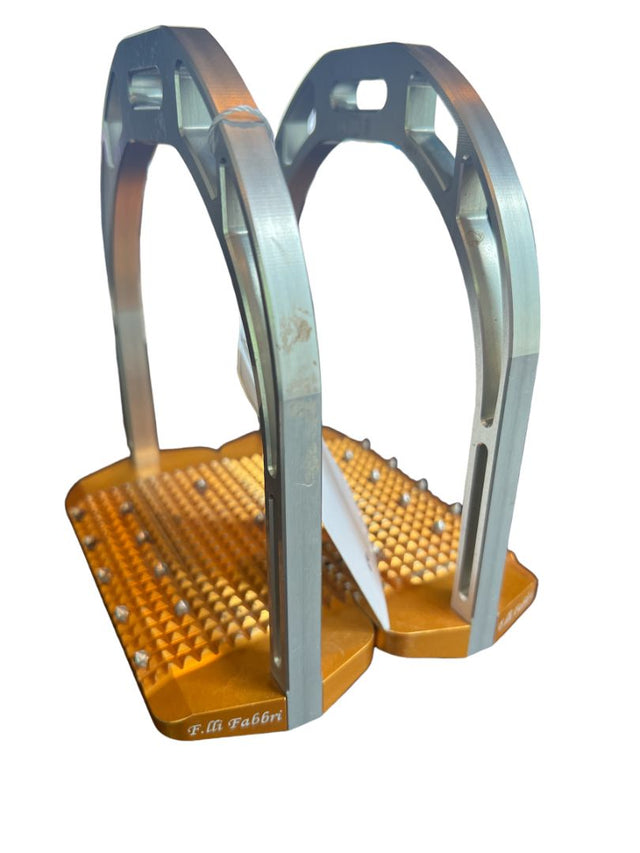 MOS Silver Ultra Light Aluminum Stirrups / Size 4.9" NEW