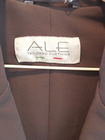 ALE Tailor Made Men's Custom Show Coat "The Nude" Sample - Size IT 50 / Brown