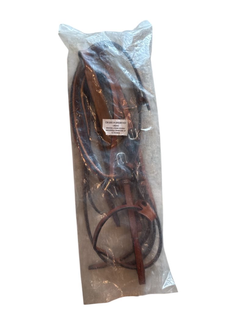 CWD Braided Hunter Reins - Brown /  Full Size NEW