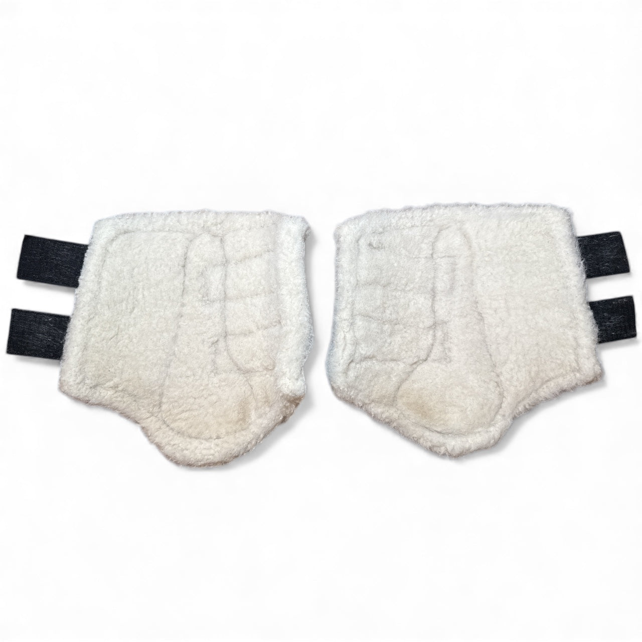 DSB Dressage Sport Boots Original - Black with White Fleece / Size Medium