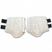 DSB Dressage Sport Boots Original - Black with White Fleece / Size Medium