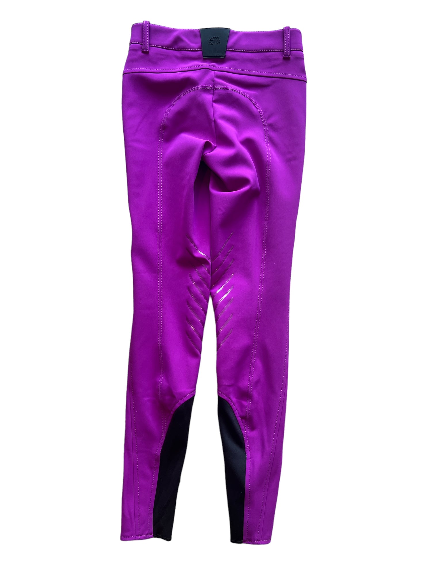 Equiline Women's CalTek Knee Grip Breeches Purple IT38 (US 24) NEW