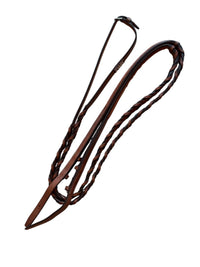 CWD Braided Hunter Reins - Brown /  Full Size NEW