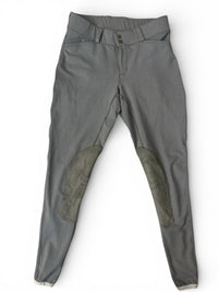 FITS Women's Kimberly Knee Patch Breeches - Grey / Size Large