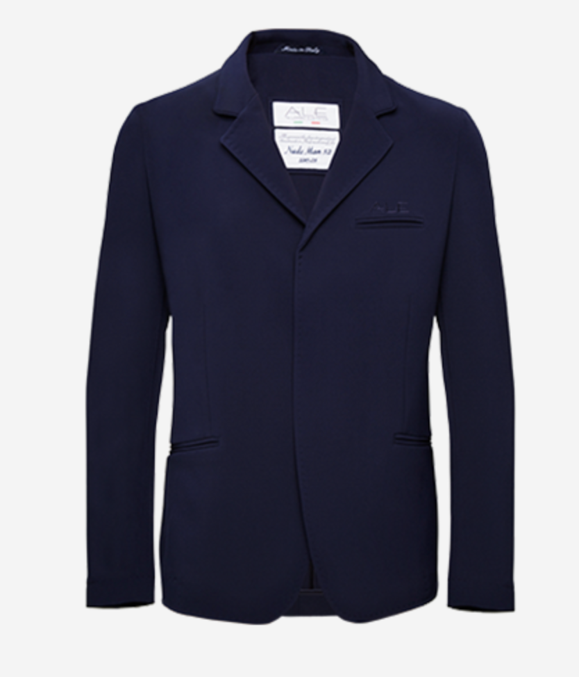 ALE Tailor Made Men's Custom Show Coat "The Nude" - Size IT 52 / Navy Blue