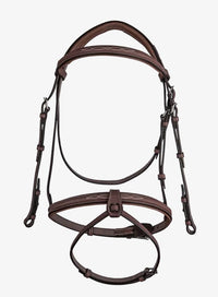 CWD Raised French Noseband Bridle with Fancy Stitching - Size 2 (Cob) NEW