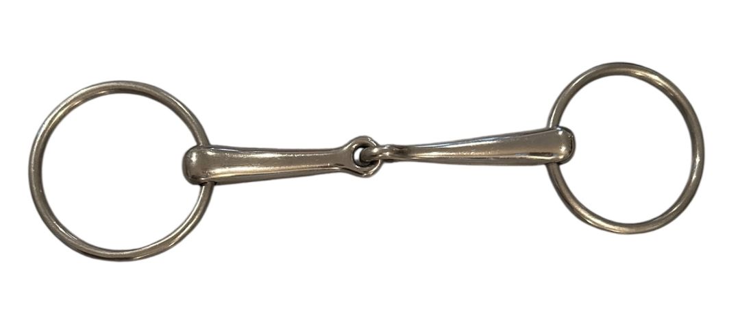 Stainless Steel Loose Ring Snaffle Bit 5 1/2"