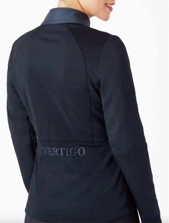 B Vertigo Linnea Womens Sweatshirt Jacket - Dark Navy / Size EU 42 (US 12) NEW